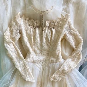 Stunning Early 50’s Bridal Creations Vintage Wedding Dress